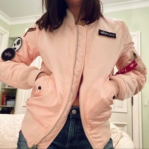 Pink TNA Bomber Jacket